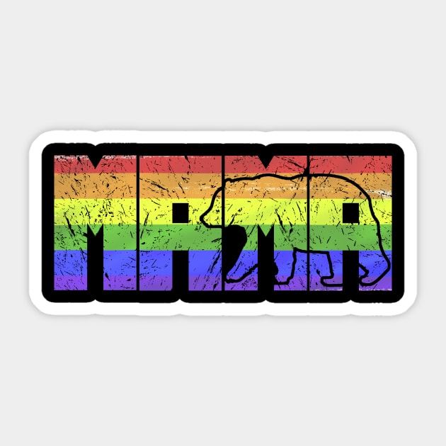 Mama Bear LGBT Sticker by pa2rok